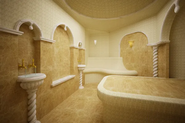Hammam, baño turco, 3-D — Foto de Stock