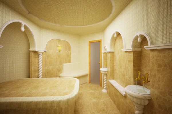 Хаммам, Турецкая баня, 3-D — стоковое фото