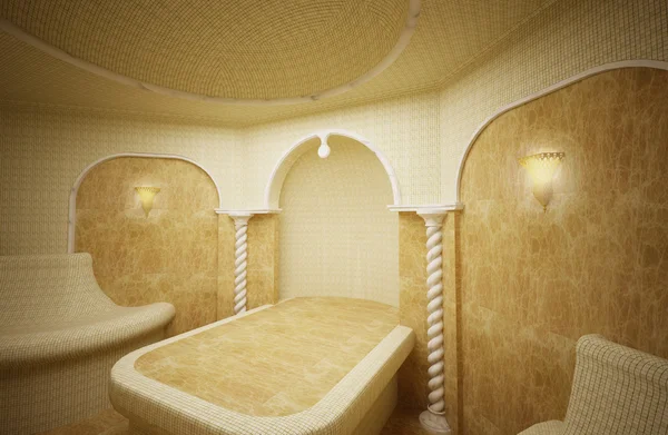 stock image Hammam, Turkish steam room, 3-D