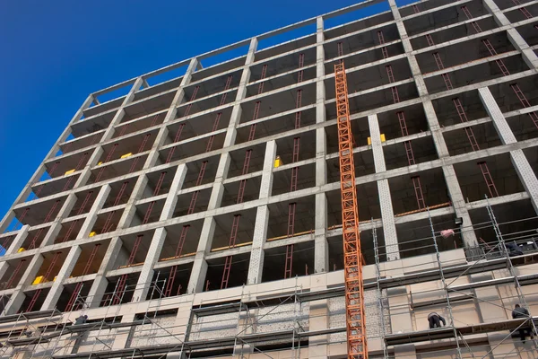 Armerad betong frame av byggnaden — Stockfoto