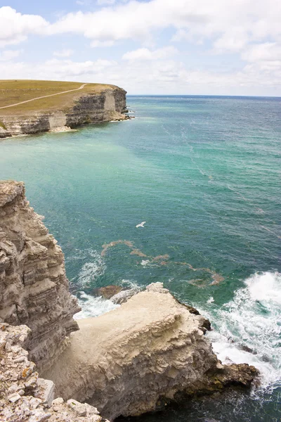 stock image Black sea, Crimea, Tarhankut