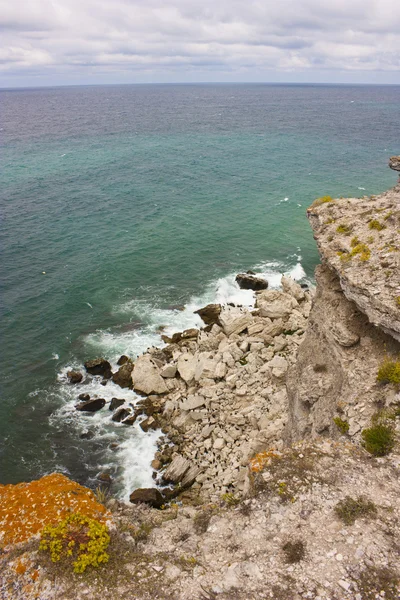 Schwarzes Meer, Krim, Tarhankut — Stockfoto
