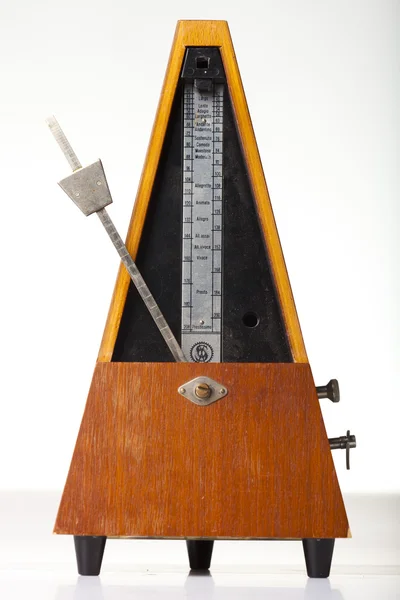 stock image Musical metronome on a white