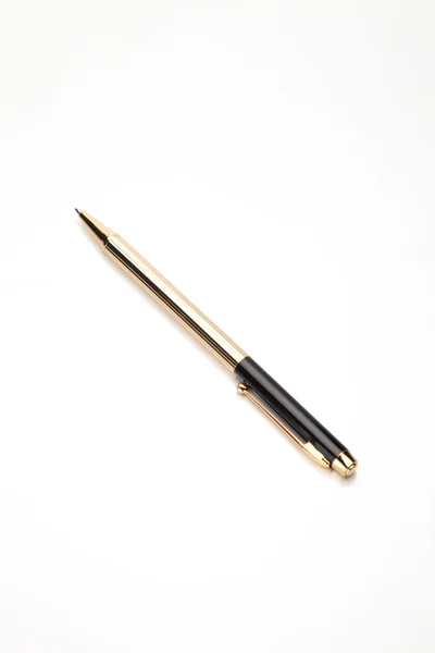 Gold and black pen Royalty Free Stock Images