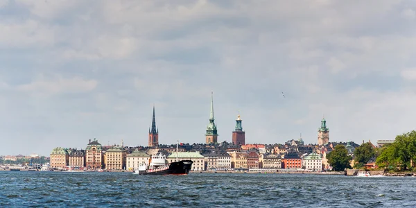 Estocolmo ciudad vista desde el agua —  Fotos de Stock