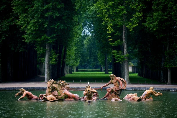 Neptunus fontän på versailles palace i Frankrike — Stockfoto