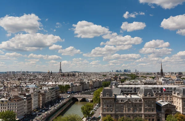 Vista de Paris de Notre Dame — Fotografia de Stock