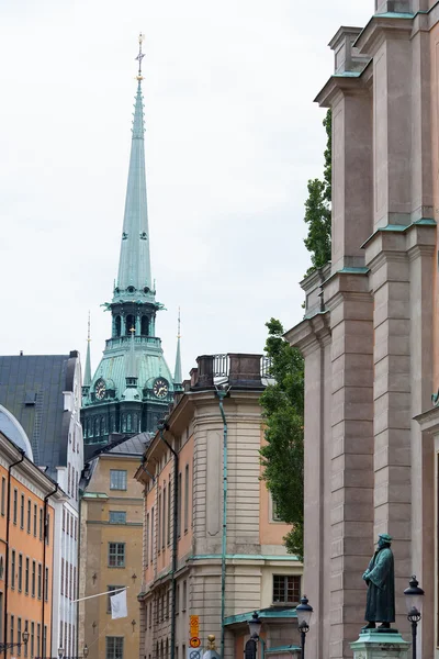Visa på en typisk gata i stockholm — Stockfoto