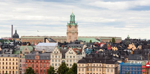 Colorida arquitectura de Estocolmo — Foto de Stock