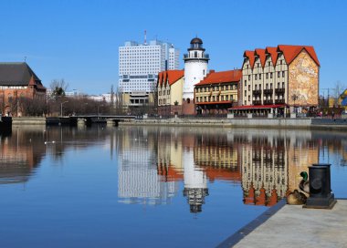 Fish village, Kaliningrad (Königsberg). clipart