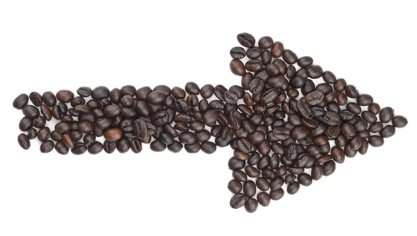 Koffie pijl — Stockfoto