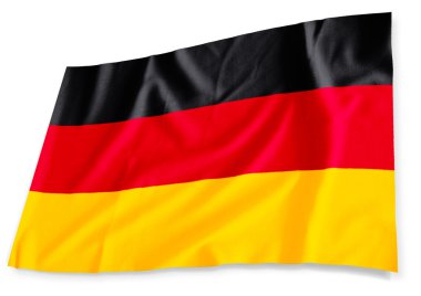 German flag, isolated clipart
