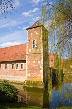 Renaissance castle Burg Hülshoff, Münsterland, Europe