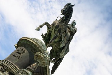 Statue King John of Saxony (Dresden, Germany) clipart