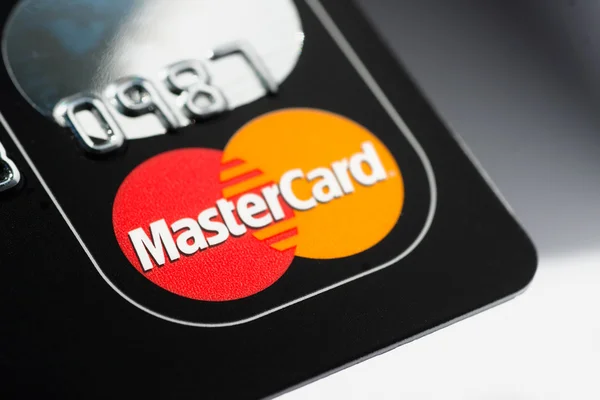 Кредитная карта Mastercard — стоковое фото