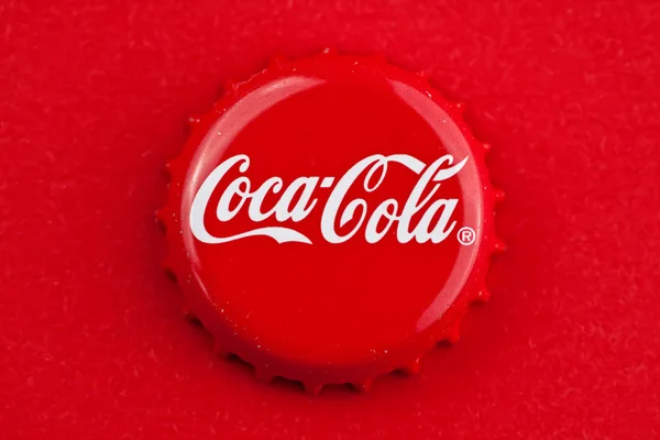 Coca cola tutup botol — Stok Foto