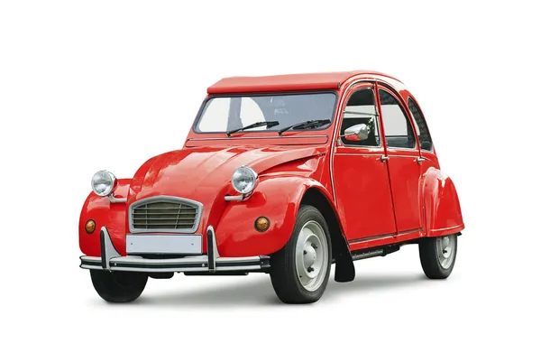 Klasyczny czerwony samochód retro — Zdjęcie stockowe