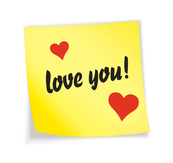 stock image Yellow sticky note 