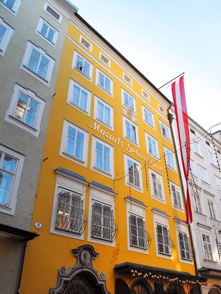 stock image Birthplace of Wolfgang Mozart Amadeus