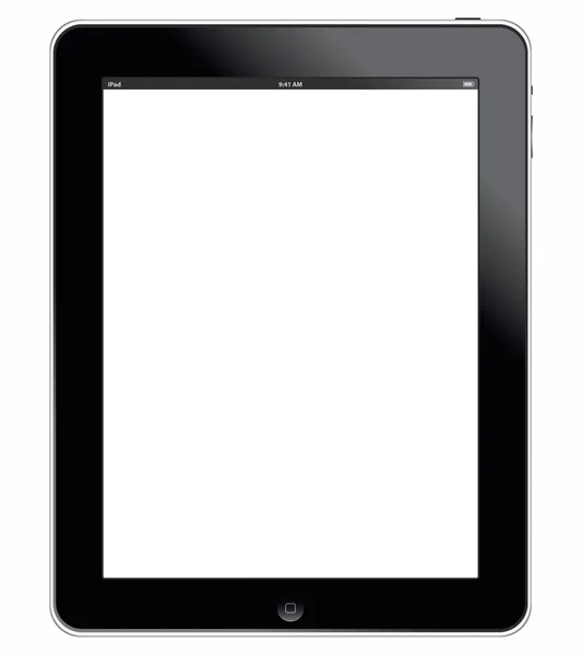 Apple iPad 3G с траекторией обрезки Стоковое Изображение