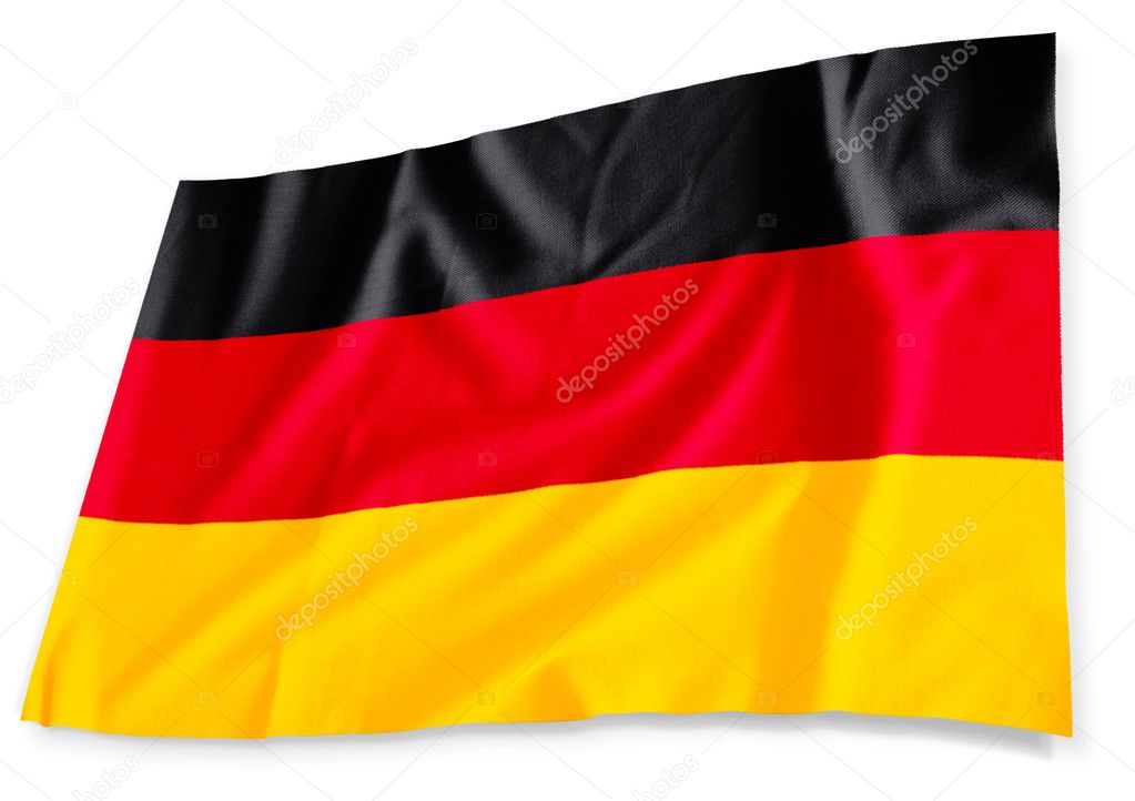 German flag, isolated