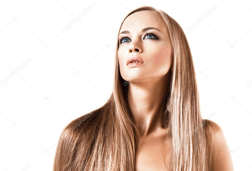 Young blonde girl with long hair - wide 5
