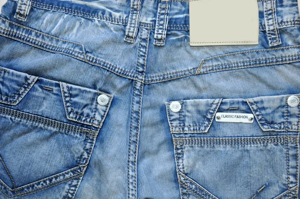 Pockets of jeans. — Stock Photo, Image