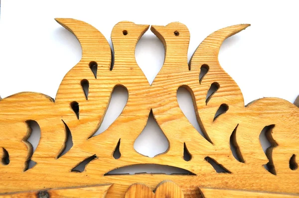 Carved wooden birds. — Stock Photo, Image