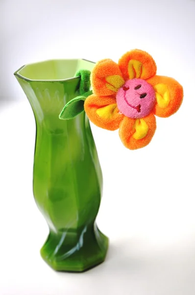 Smiling flower in a vase. — Stock Photo, Image