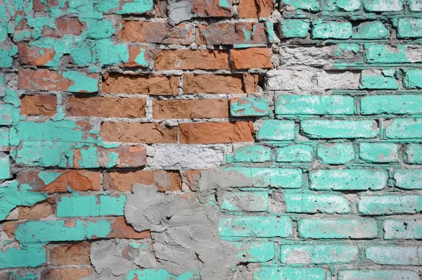 Détail du vieux mur de briques — Photo