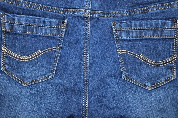 Zakken van jeans. Stockafbeelding