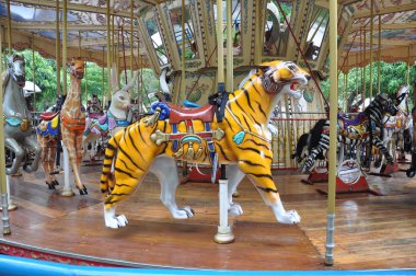 Children's Carousel. clipart