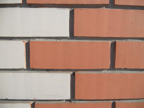 A brick wall. Texture.