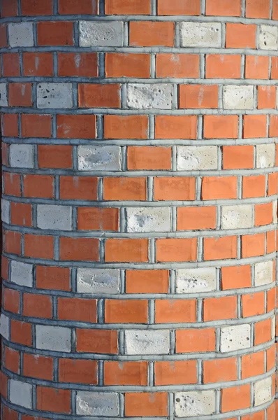 A textura dos pilares de tijolo . — Fotografia de Stock