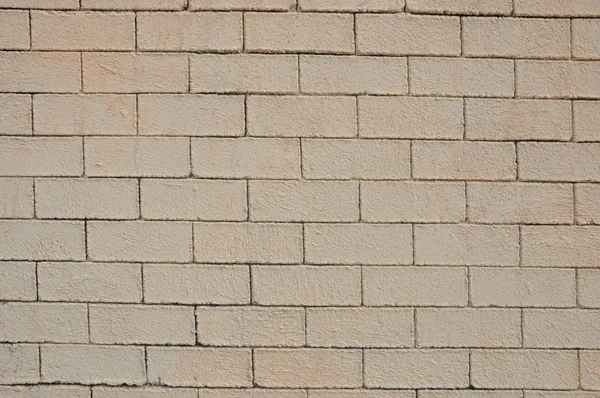 ベージュ色のレンガの壁。テクスチャ. — ストック写真