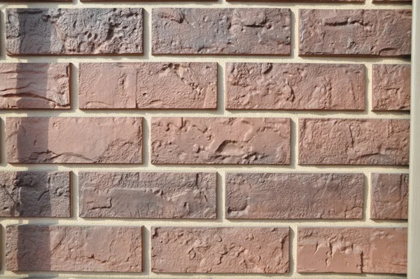 Uma parede de tijolos. Textura . — Fotografia de Stock