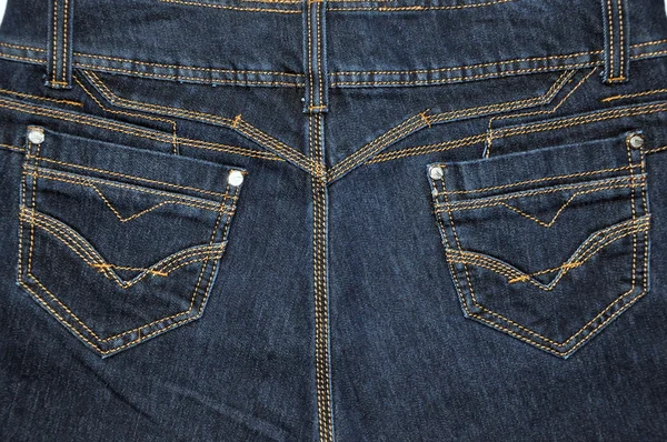 Tasche di jeans . — Foto Stock