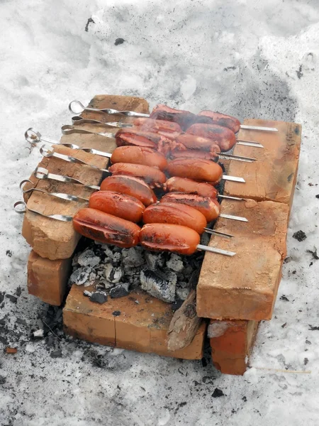 stock image Sausage Grill.