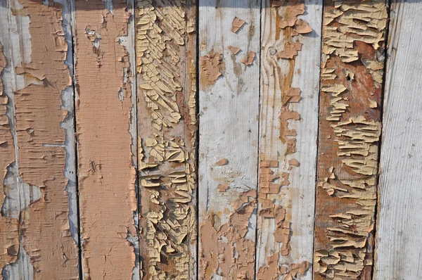 De oude geschilderde houten plank. — Stockfoto