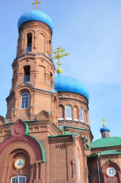 Catedral de Pokrovsky. Barnaul . — Foto de Stock