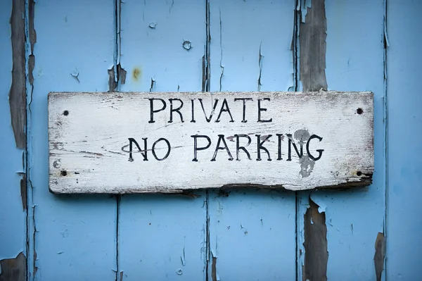 stock image No parking sign