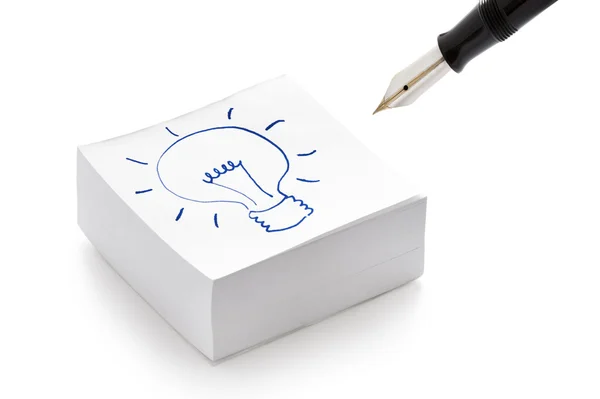 stock image Lightbulb drawing