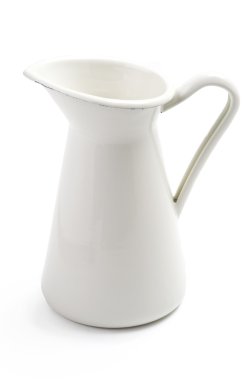 White jug or pitcher clipart