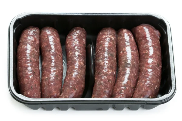 Venison sausages — Stock Photo, Image