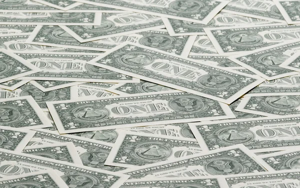 Tapijt van een dollar biljetten — Stockfoto