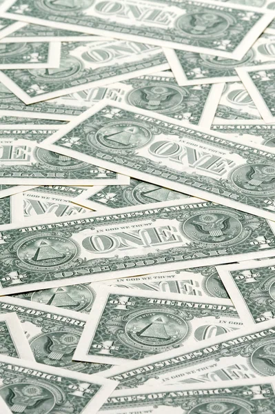Carpet of one dollar bills — Stock Photo, Image