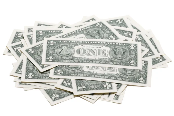 Billetes de un dólar — Foto de Stock