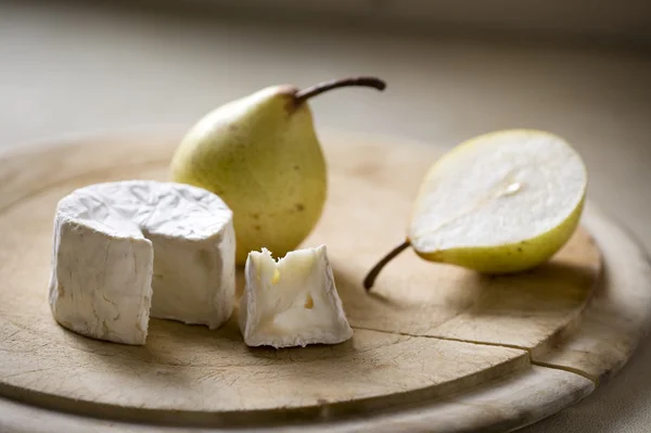 stock image Goats cheese and pear