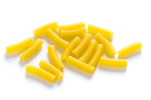 Dried macaroni pasta isolated — Stock Photo, Image