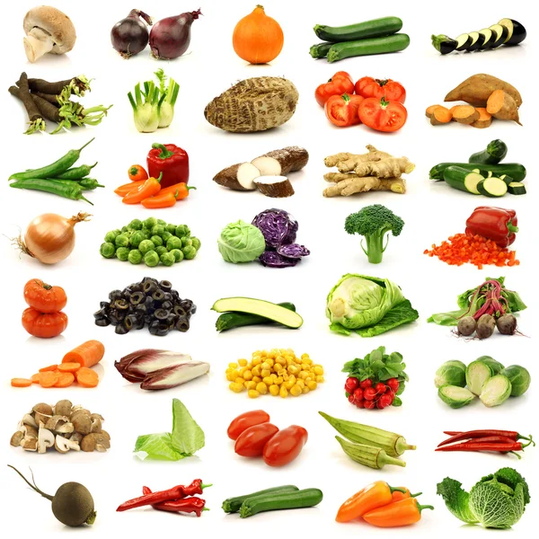 Collection of fresh vegetables — Stock Photo, Image